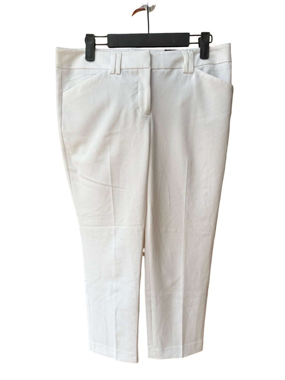 NWT Express White Cropped Editor Dress Pants Size 4